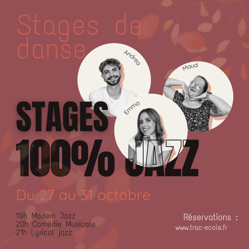 STAGES D’AUTOMNE 100% JAZZ